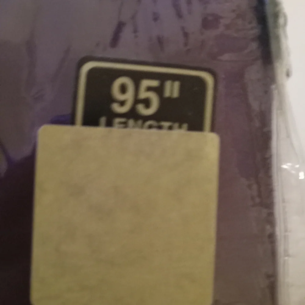 NWT Stylemaster Tribeca Faux Silk Satin Grommet Purple Panel Curtain 95